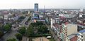 Khu phố Yangon, quay mặt về tháp Sule và sông Hlaing