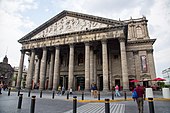 Teatro Degollado in Guadalajara, Jalisco built during the Second Mexican Empire in the 1860s.