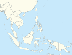 Approximate location where Palauan is spoken