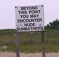 Among the many beaches on Sandy Hook, Gunnison Beach is clothing optional.