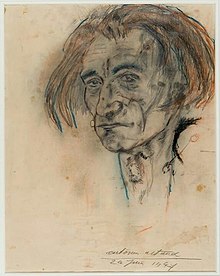 Self portrait of Artaud from 1947