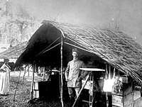 German surveyor in Kamerun, 1884