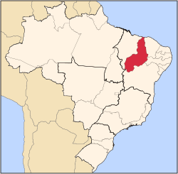 Разположение в Бразилия