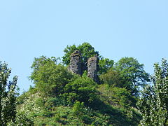 Ruinen des Château Jalou