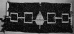 הוואמפום (באנגלית: wampum) של היאוואתה שעליו התבסס הדגל של האירוקוי