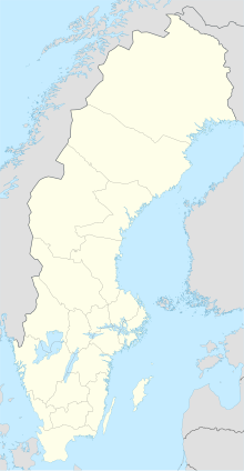 Оседа. Карта розташування: Швеція