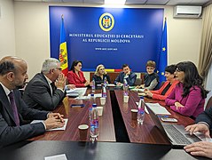 Meeting with Mr. Anatolie TOPALĂ, Minister of Education, Culture and Research of Moldova, Chisinau, 10 March 2023.jpg