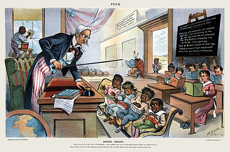 School Begins by Louis Dalrymple, January 25, 1899
