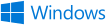 Windows logo and wordmark - 2012 (blue)