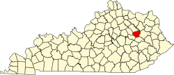 Koartn vo Menifee County innahoib vo Kentucky