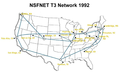 Image 2T3 NSFNET Backbone, c. 1992 (from History of the Internet)