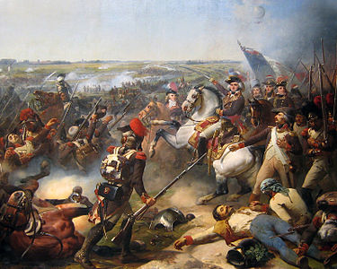 法军在弗勒呂斯戰役 (1794年)中胜利(1794年6月26日)