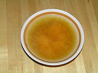 Tang shui 'sugar water', a sweet potato–based soup popular in China during winter