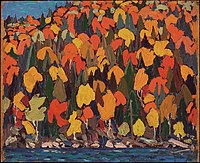 Autumn Foliage, Fall or winter 1915. Sketch. Art Gallery of Ontario, Toronto