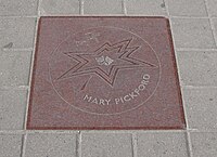 L'estrella de Pickford al Passeig de la Fama de Toronto