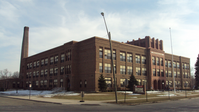 Monroe Middle School (1930), originally the high school, at 503 Washington Street