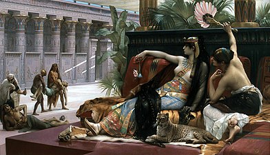 Cleopatra Testing Poisons on Condemned Prisoners (1887), by Alexandre Cabanel[216]