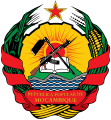 Blason de Moçambic de 1982 a 1990.