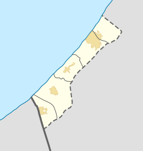 Voir sur la carte administrative de la bande de Gaza