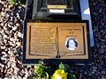New Republican Plot. Plaque on the grave of volunteer Bobby Sands
