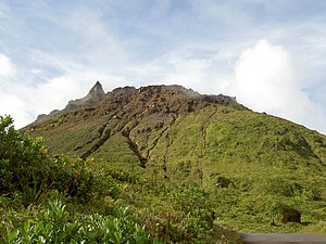 La Grande Soufrière is the highest point of île de Basse-Terre and the French Région Guadeloupe.