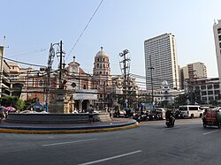 Plaza Santa Cruz with Carriedo Fountain and Santa Cruz Church