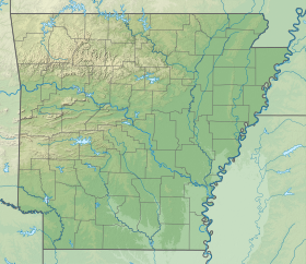 Voir sur la carte topographique de l'Arkansas