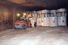 Storage of radioactive waste at WIPP