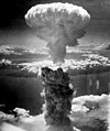 Image 46The mushroom cloud of the atomic bomb dropped on Nagasaki, Japan, on 9 August 1945 rose over 18 kilometres (11 mi) above the bomb's hypocenter. An estimated 39,000 people were killed by the atomic bomb, of whom 23,145–28,113 were Japanese factory workers, 2,000 were Korean slave laborers, and 150 were Japanese combatants. (from Nuclear fission)