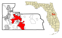 Orlandon Floridan kartalla