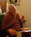 A Theravadin Buddhist monk in USA
