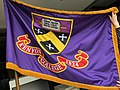 Flag of Kenyon College with shield