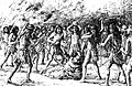 Image 56Depiction of the revolt of the Mission Indians against padre Luis Jayme at Mission San Diego de Alcalá in 1775. (from History of California)