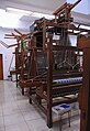 Hand operated Jacquard looms in the Textile Department of the Strzemiński Academy of Fine Arts in Łódź, Poland.