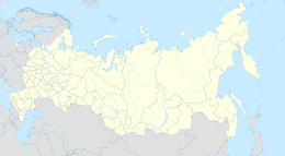 Sankt Peterburg na mapi Rusije