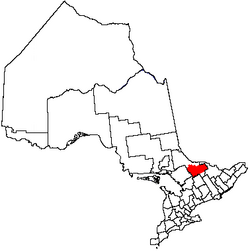 Location of Unorganized South Nipissing District