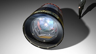 Rendering of the LSST camera.