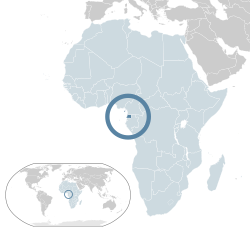 အီကွေတာဂီနီနိုင်ငံ ၏ တည်နေရာ