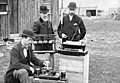 Image 10British Post Office engineers inspect Guglielmo Marconi's wireless telegraphy (radio) equipment in 1897. (from History of radio)