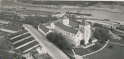Turku Castle, 13th century, viewed in 1934.