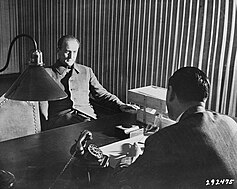 Eyewitness Artur Axmann providing details of Hitler's death in Nuremberg in 1947