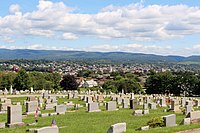 View from Unity Cemetery towards Chestnut Ridge