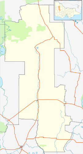 Beulah is located in Shire of Yarriambiack