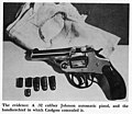 Revolver and cartridges used in the assassination of William McKinley