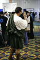 A kilted cosplayer