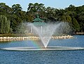 One of the Fountains at Lake Ella, Tallahassee, Florida, September 2006.