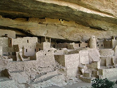 The Cliff Palace in Mesa Verde National Park.