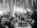 Shoppers crowd Osaka Bazar during a Christmas Sale in Manila (October 1934)