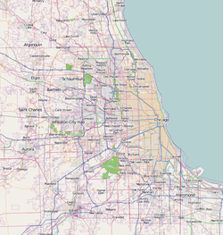 Northwestern University is located in Chicago metropolitan area