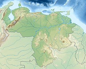 Amacuro na zemljovidu Venezuele
